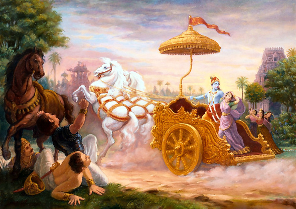 Kṛṣṇa Kidnapped Rukmīṇī